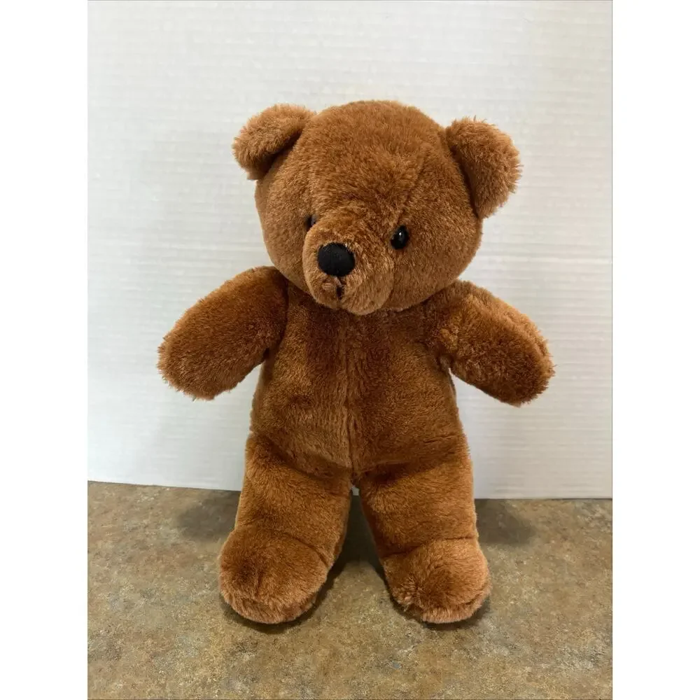 Vintage DAKIN 1985 chololate brown stuffed teddy bear 13